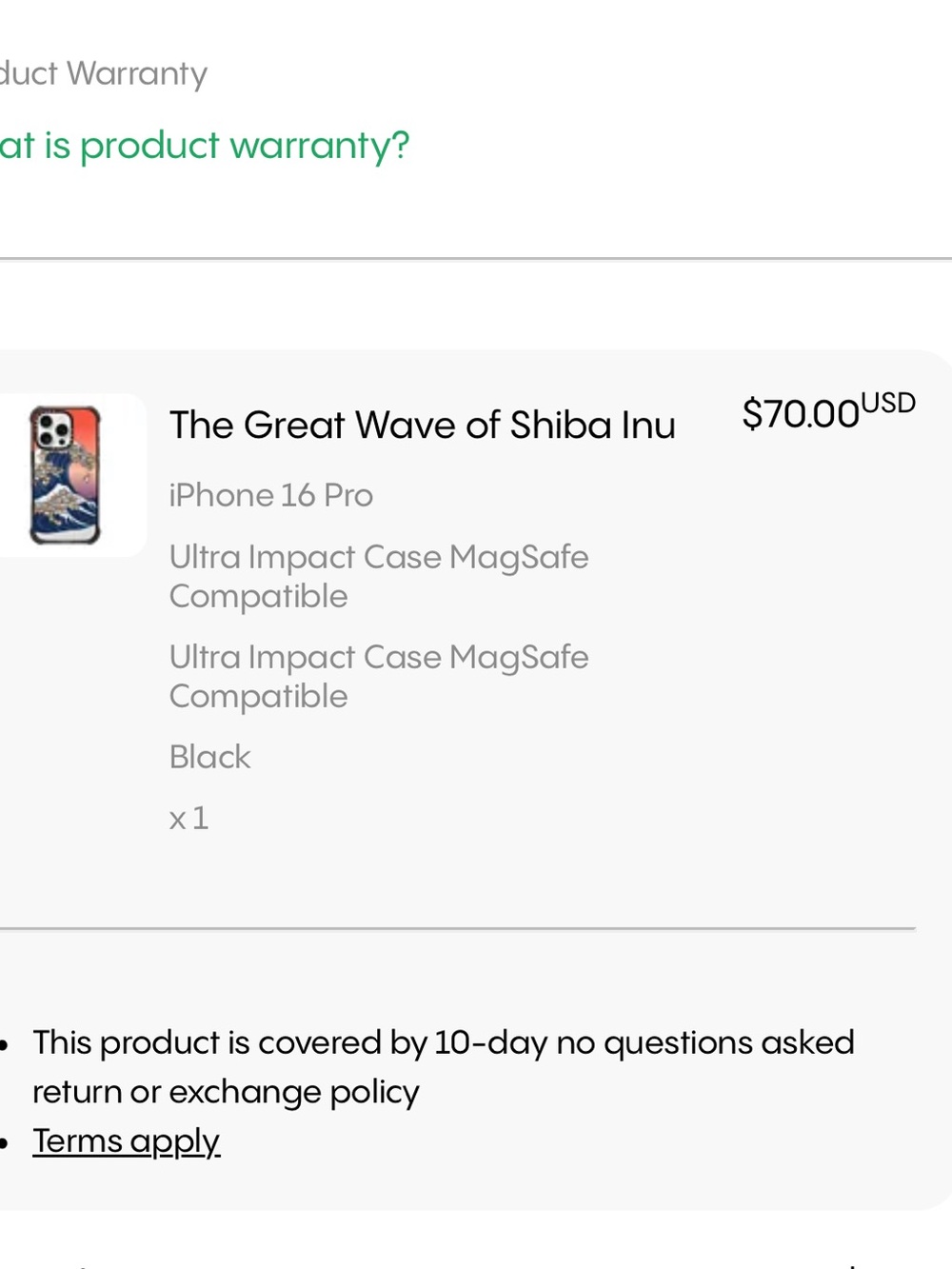 Casetify Gradient Wave Phone Case with Orange and Blue Pre-own Good Condition - Picture 3 of 3